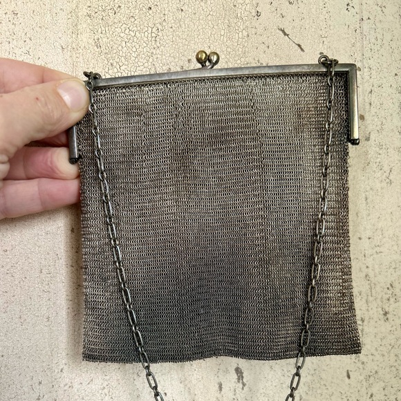 Original Sterling Vintage Chainmail Evening Bag - Picture 8 of 8